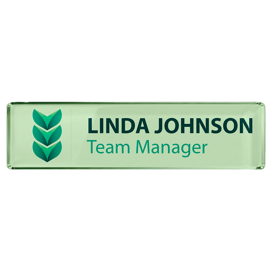 Acrylic Desktop Name Badges - Custom Socks Now