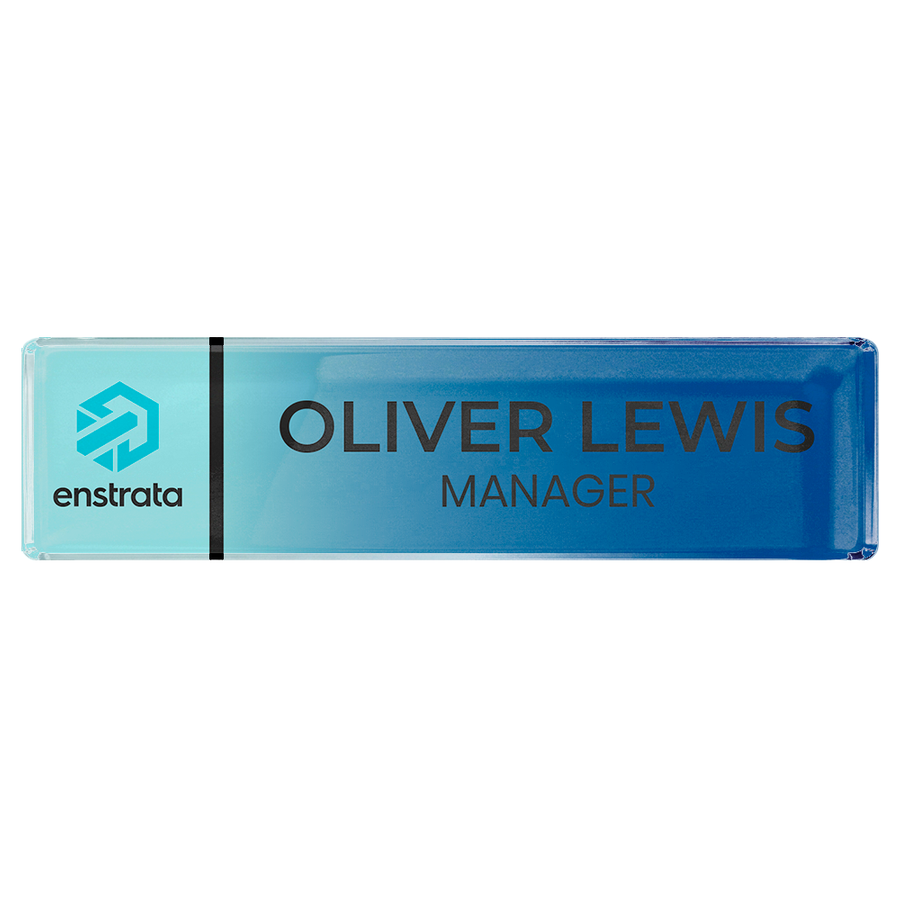 Acrylic Desktop Name Badges - Custom Socks Now