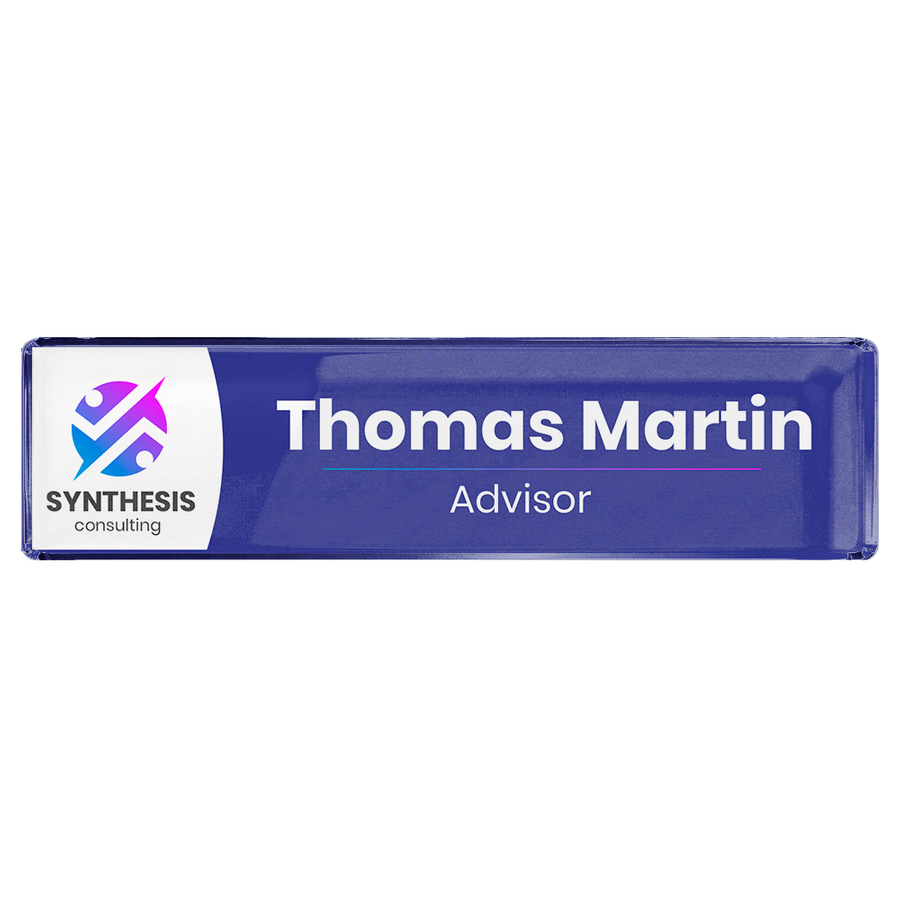 Acrylic Desktop Name Badges - Custom Socks Now