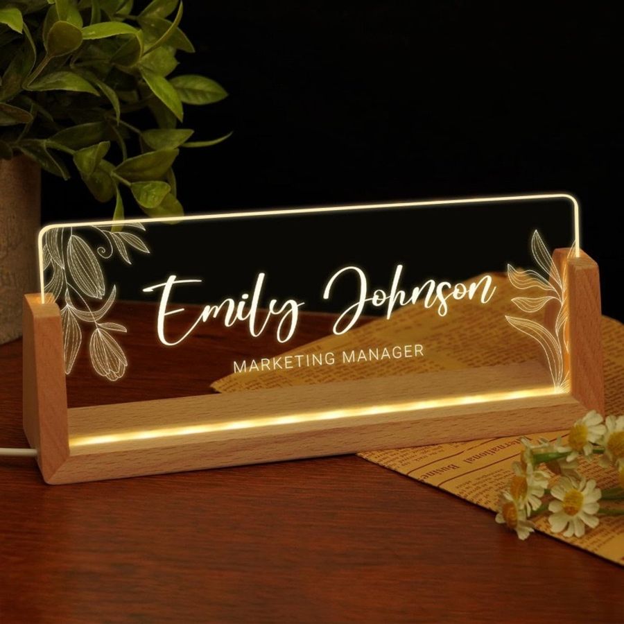 Light Up Table Signs - Custom Socks Now