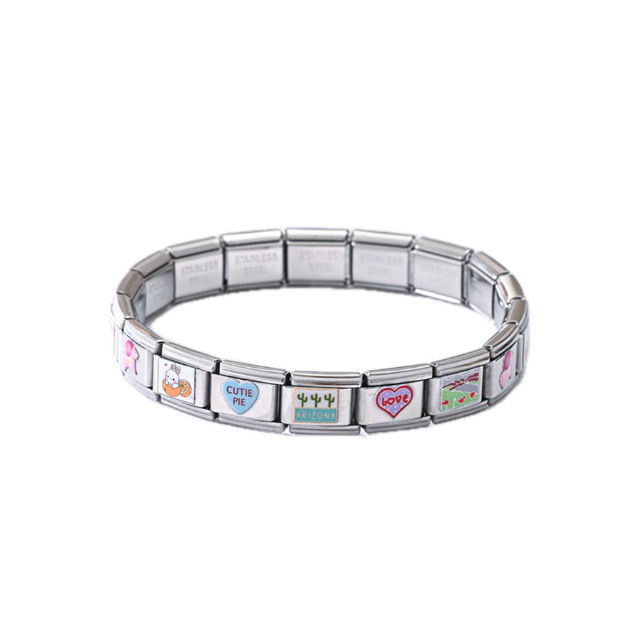 Italian Charm Bracelets - Custom Socks Now