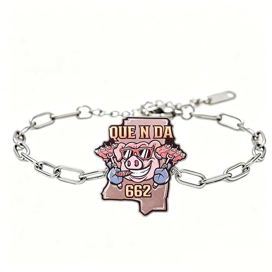 Offset Printing Charm Bracelets - Custom Socks Now