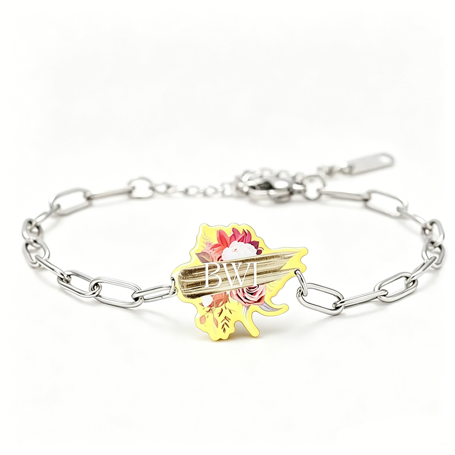 Offset Printing Charm Bracelets - Custom Socks Now