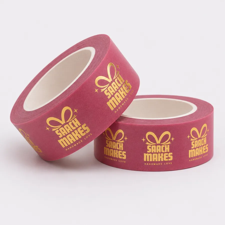 Foil Stamped Washi Tapes - Custom Socks Now