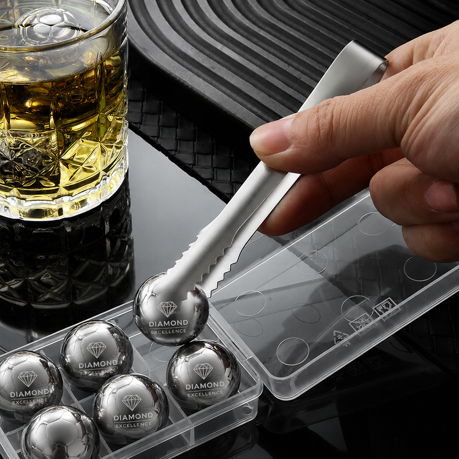 Soccer Ball Stainless Steel Ice Cubes - Custom Socks Now
