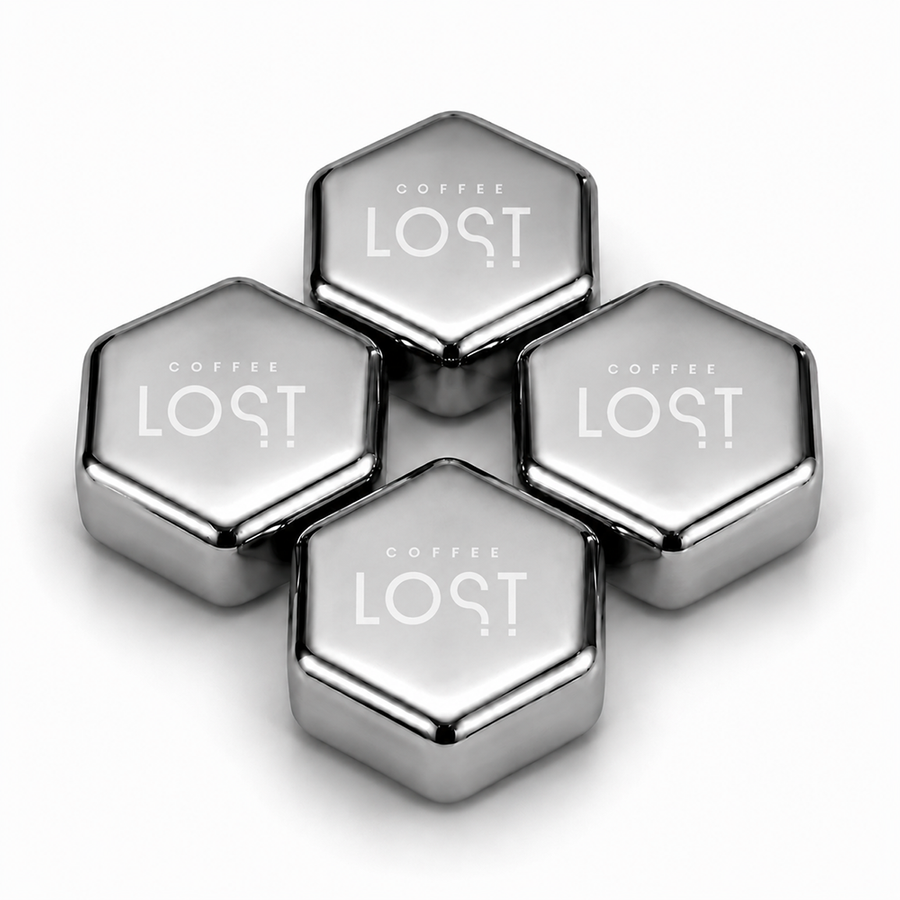 Hexagon Stainless Steel Ice Cubes - Custom Socks Now