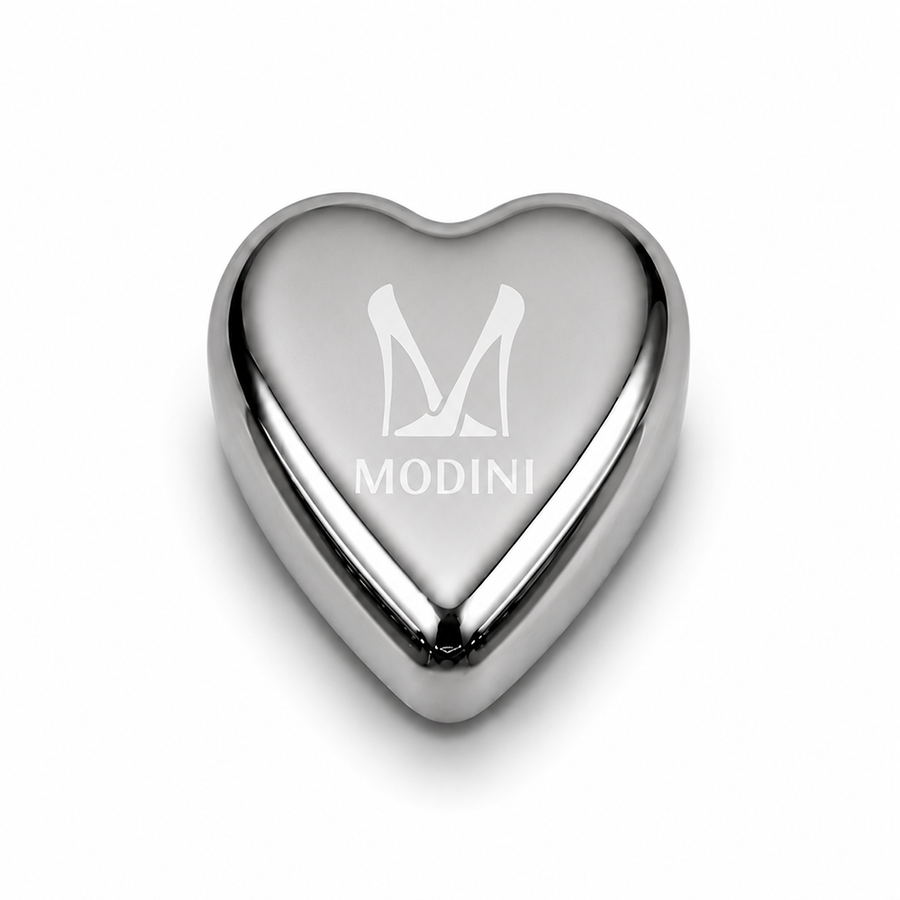Heart-Shaped Stainless Steel Ice Cubes - Custom Socks Now