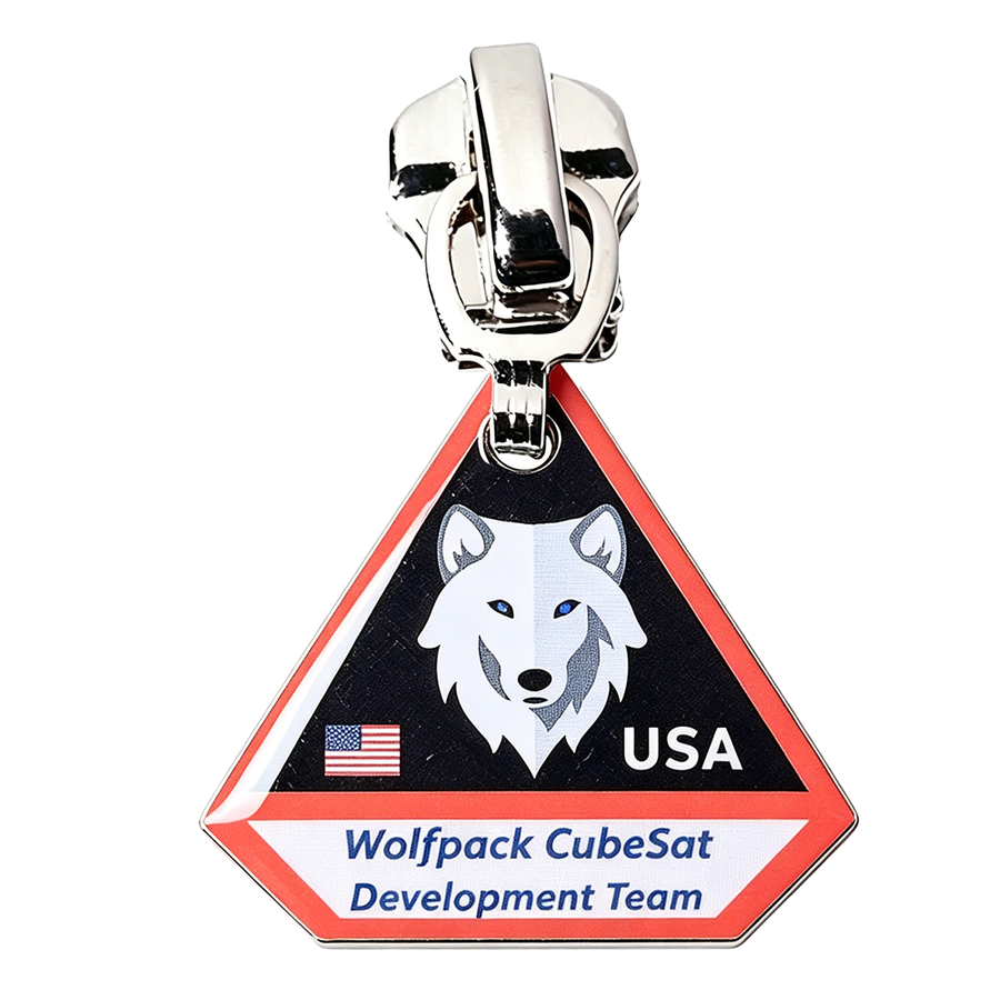 Offset Printing Metal Zipper Pullers - Custom Socks Now