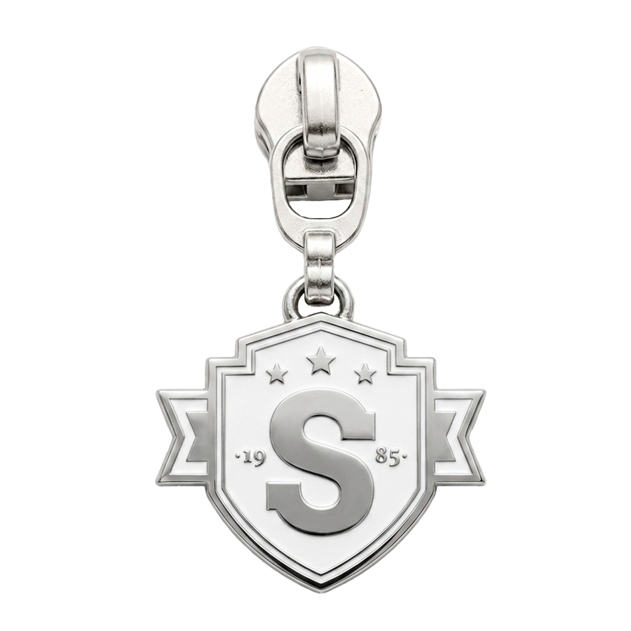 Hard Enamel Metal Zipper Pullers - Custom Socks Now