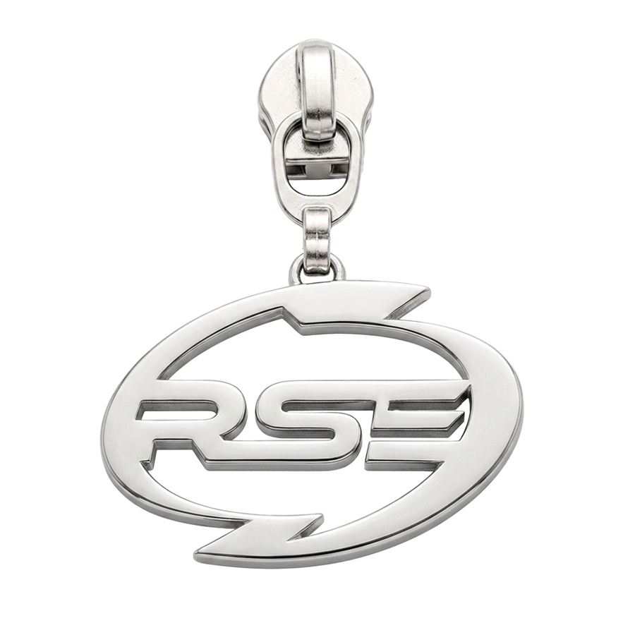 Die Struck Metal Zipper Pullers - Custom Socks Now
