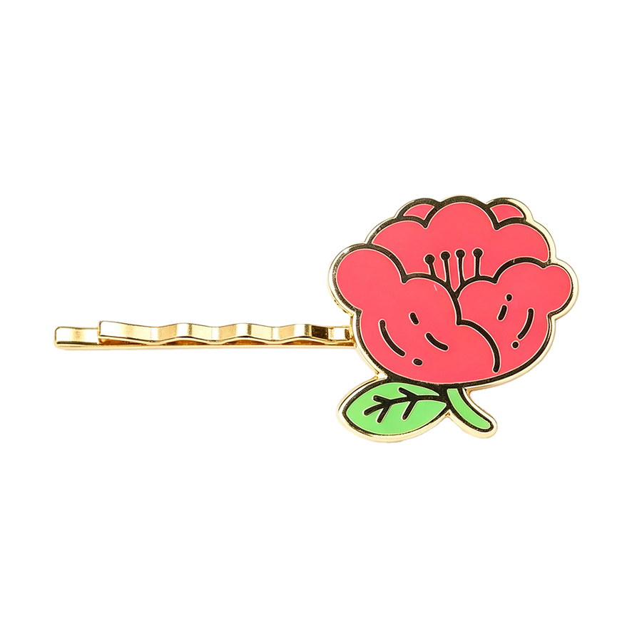 Hard Enamel Metal Hair Clips - Custom Socks Now