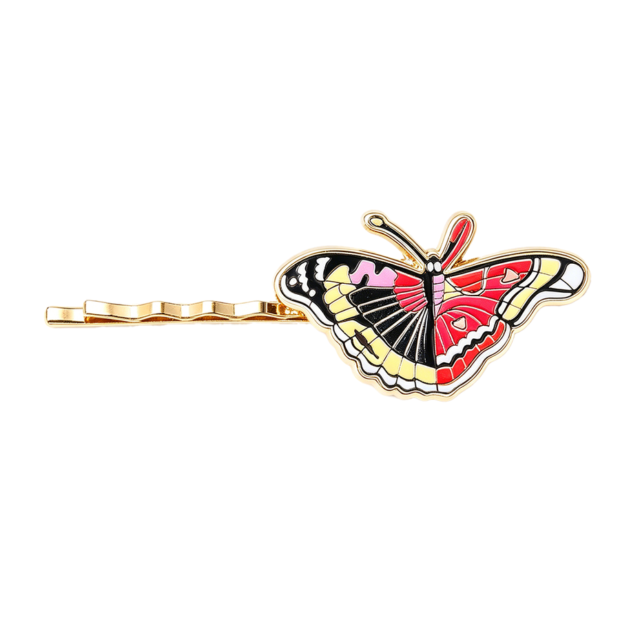 Hard Enamel Metal Hair Clips - Custom Socks Now