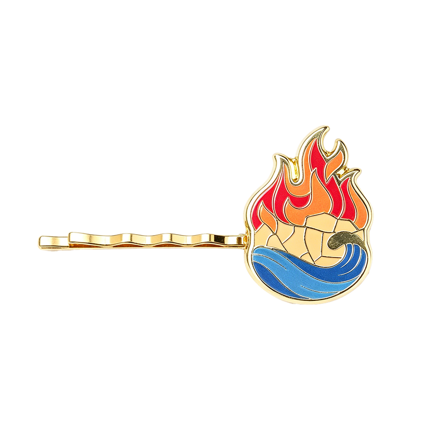 Hard Enamel Metal Hair Clips - Custom Socks Now
