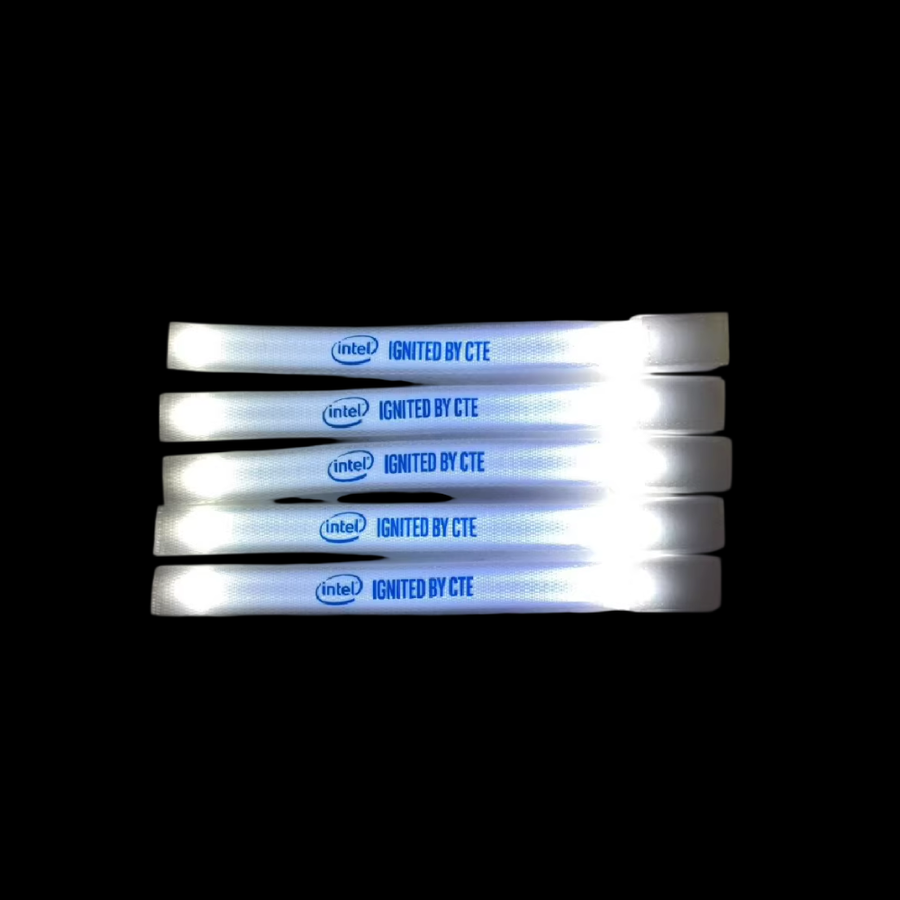 Glow Velcro Wristbands - Custom Socks Now