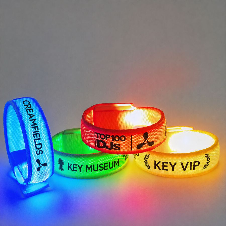 Glow Velcro Wristbands - Custom Socks Now