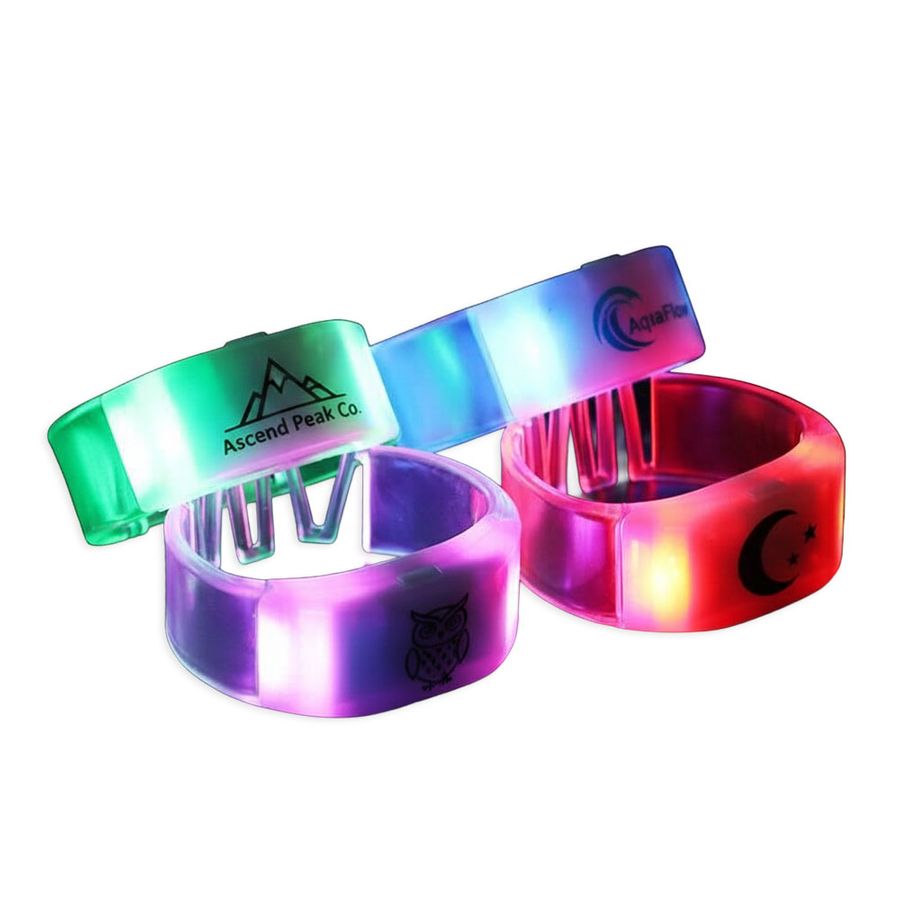 Glow Bangle Wristbands - Custom Socks Now