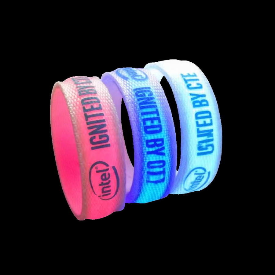 Glow Velcro Wristbands - Custom Socks Now