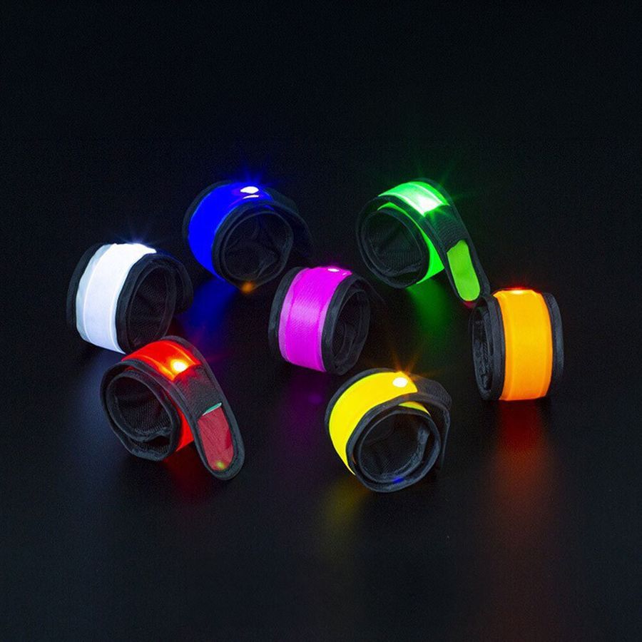 Light Up Slap Wristbands - Custom Socks Now