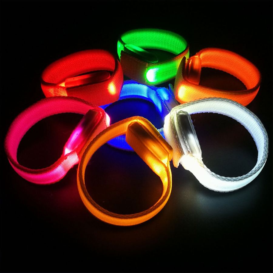Glow Velcro Wristbands - Custom Socks Now