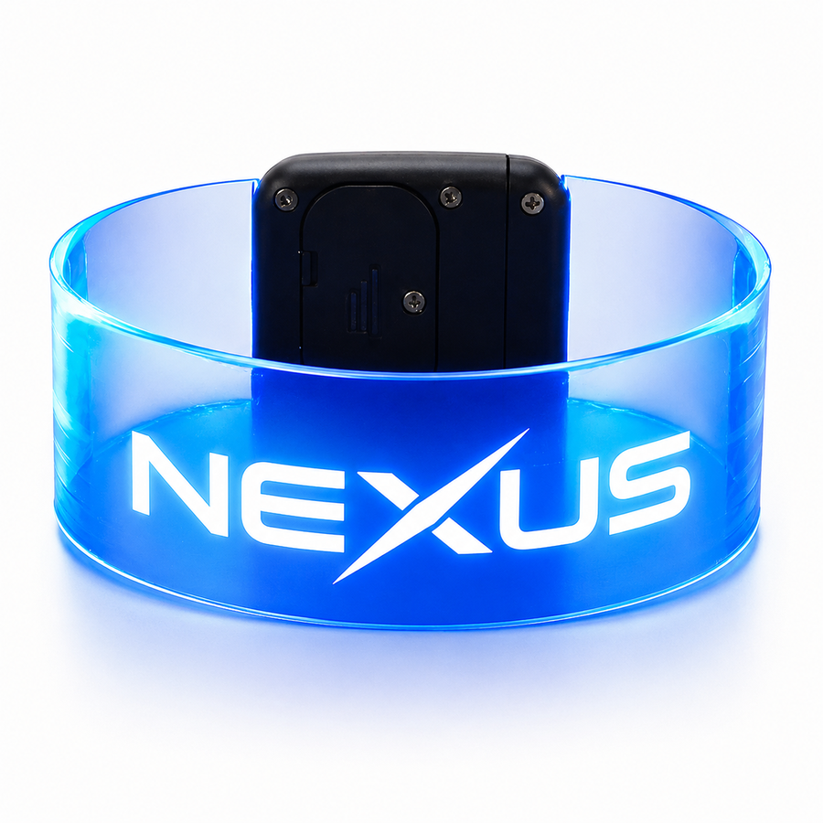 Light Up Magnetic Wristbands - Custom Socks Now