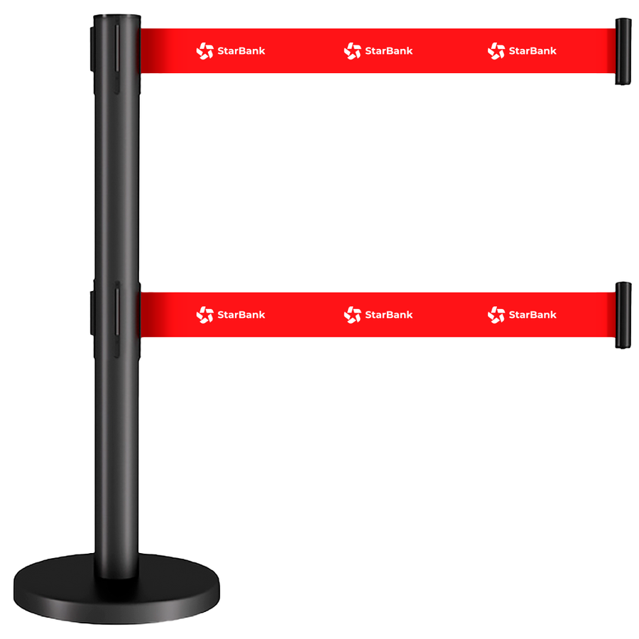 Dual Belts Stanchions - Custom Socks Now