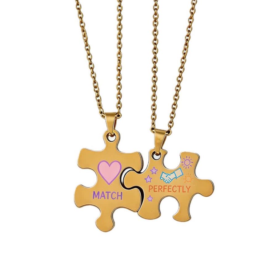 Couple Necklaces - Custom Socks Now