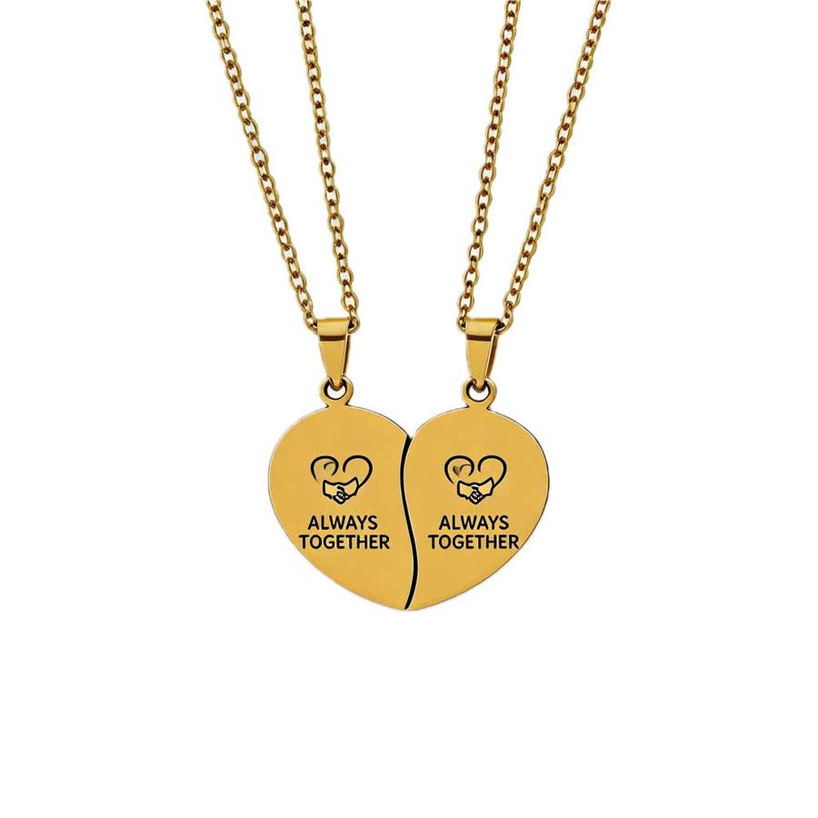 Couple Necklaces - Custom Socks Now