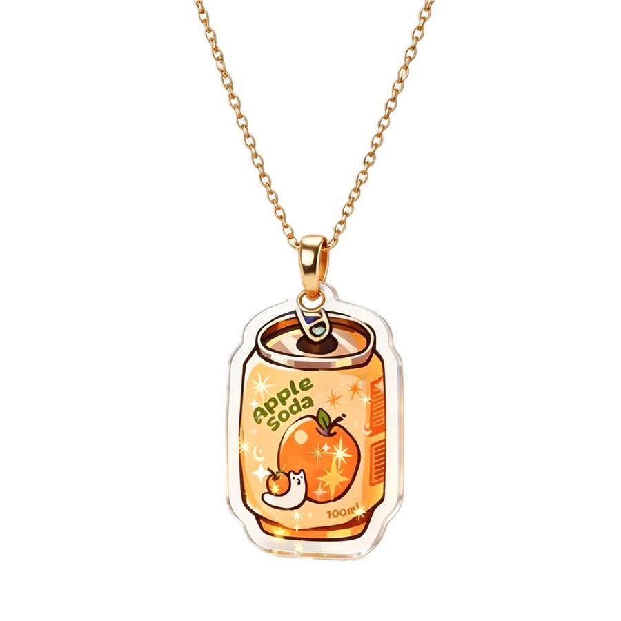 Acrylic Charm Necklaces - Custom Socks Now