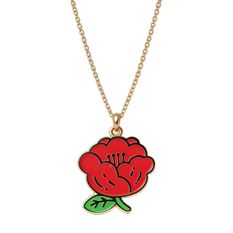 Hard Enamel Charm Necklaces - Custom Socks Now