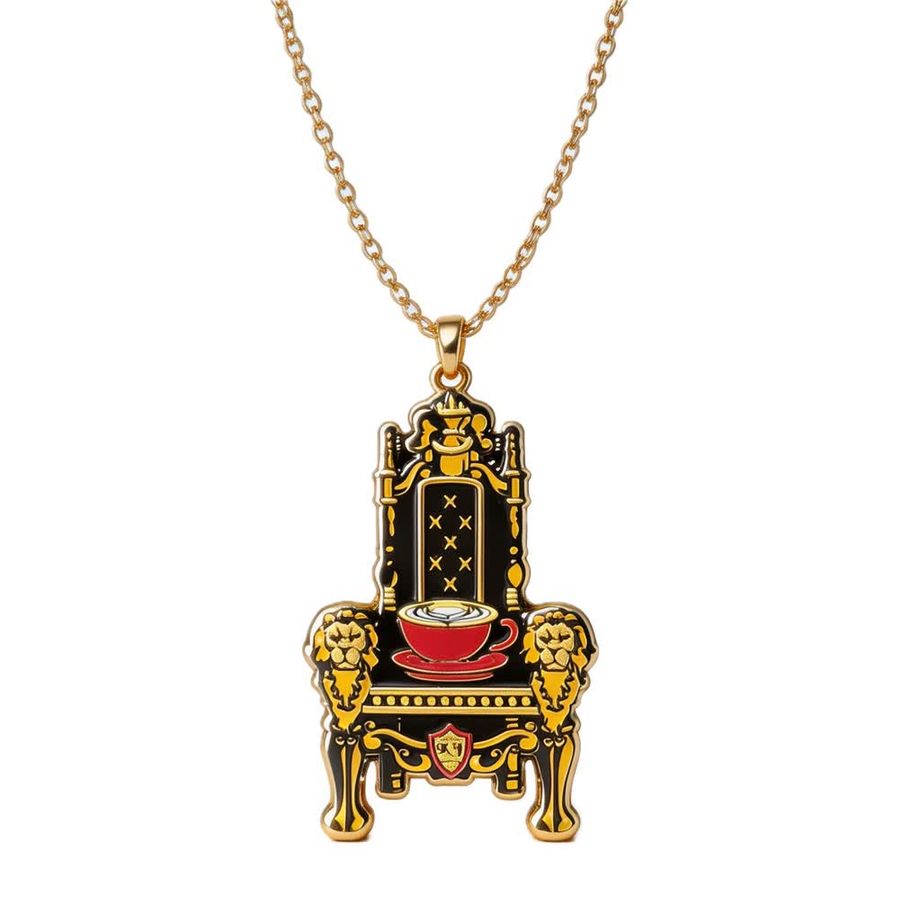 Hard Enamel Charm Necklaces - Custom Socks Now