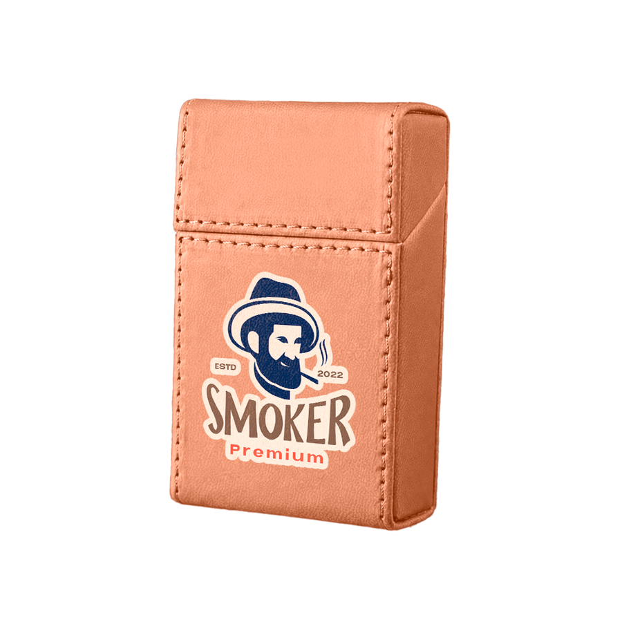 Flip Top PU Leather Full Bag Cigarette Cases - Custom Socks Now