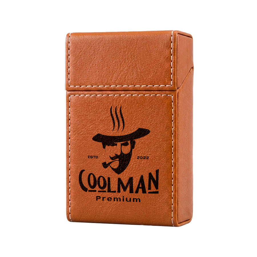 Flip Top PU Leather Full Bag Cigarette Cases - Custom Socks Now