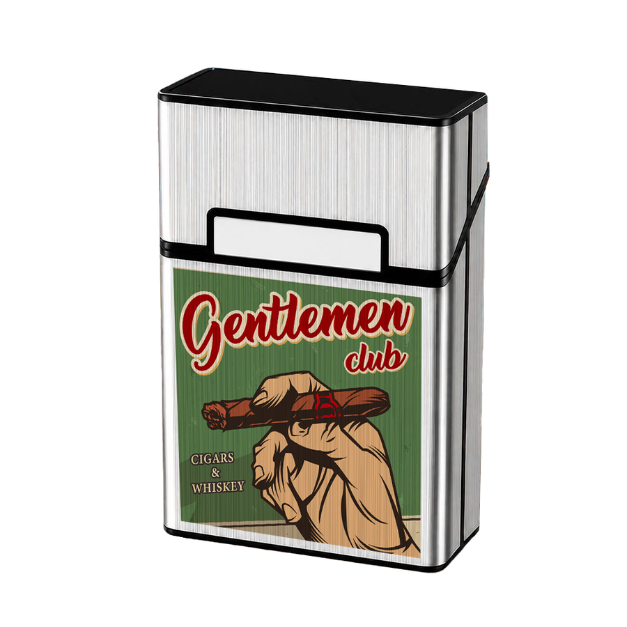 Metal Lid Cigarette Cigarette Cases - Custom Socks Now