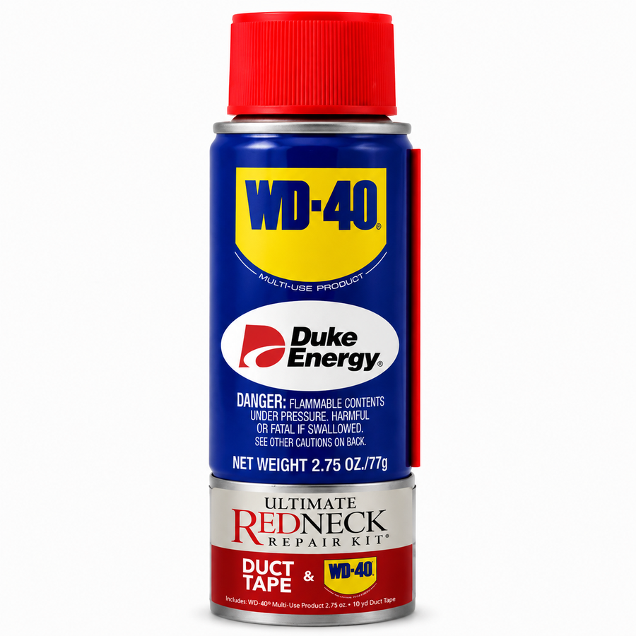 Ultimate Redneck Repair Kits, WD-40 2.75 oz Handy Cans and 6 yards of Duct Tapes - Custom Socks Now