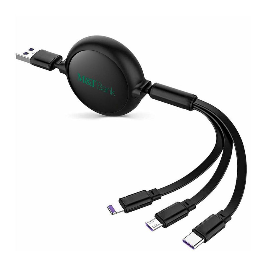 Soft Silicone 3-in-1 Charging Cables - Custom Socks Now