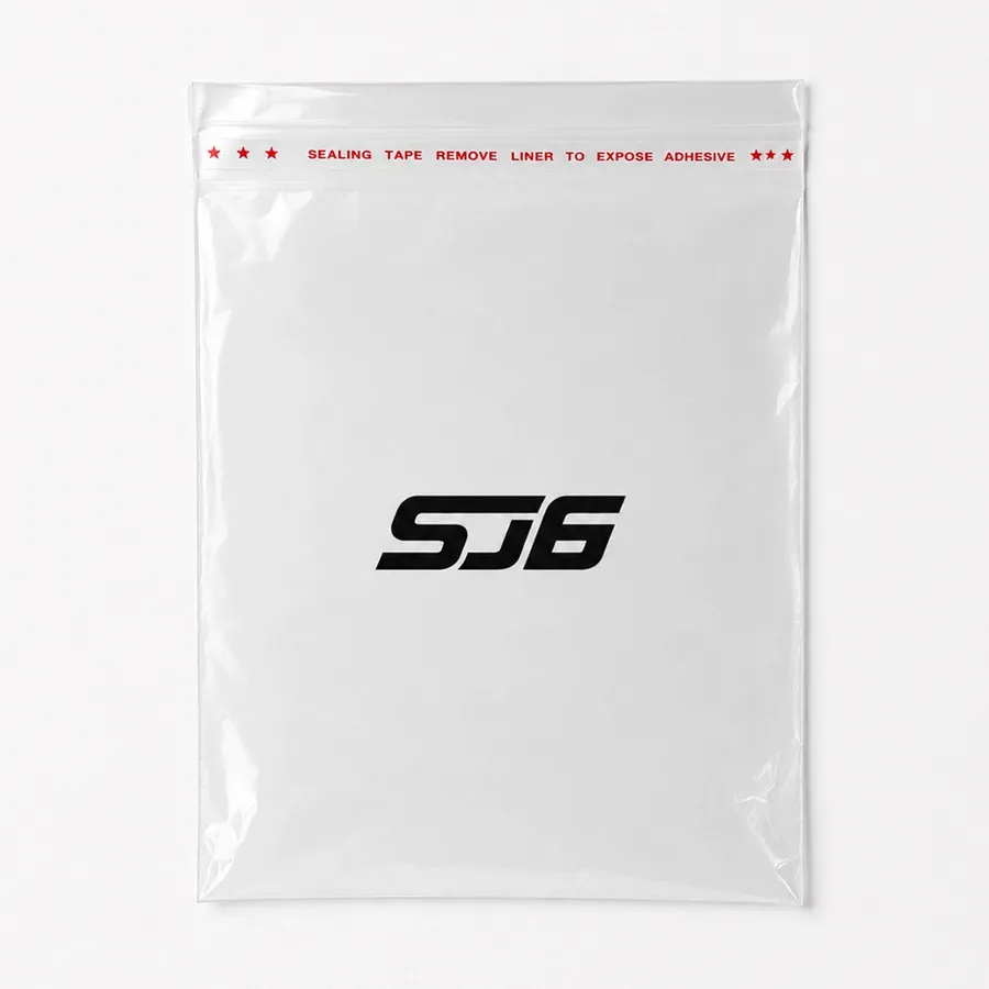Resealable Clear Poly Bags - Custom Socks Now