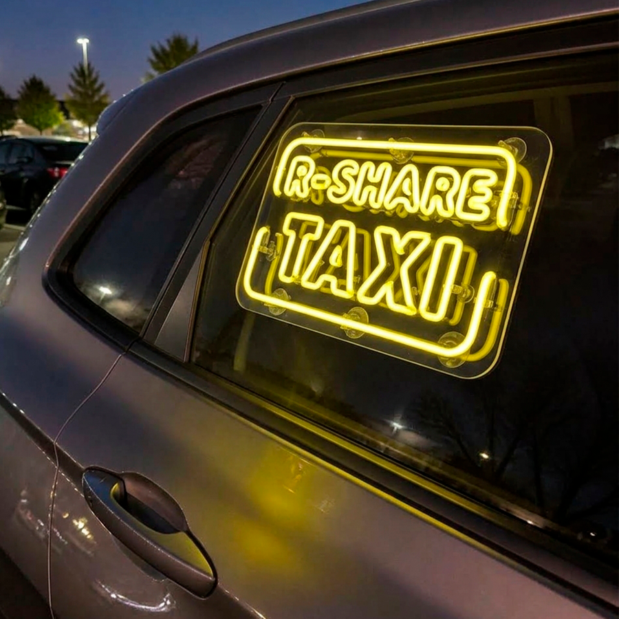 Illuminated Vehicle Signs - Custom Socks Now