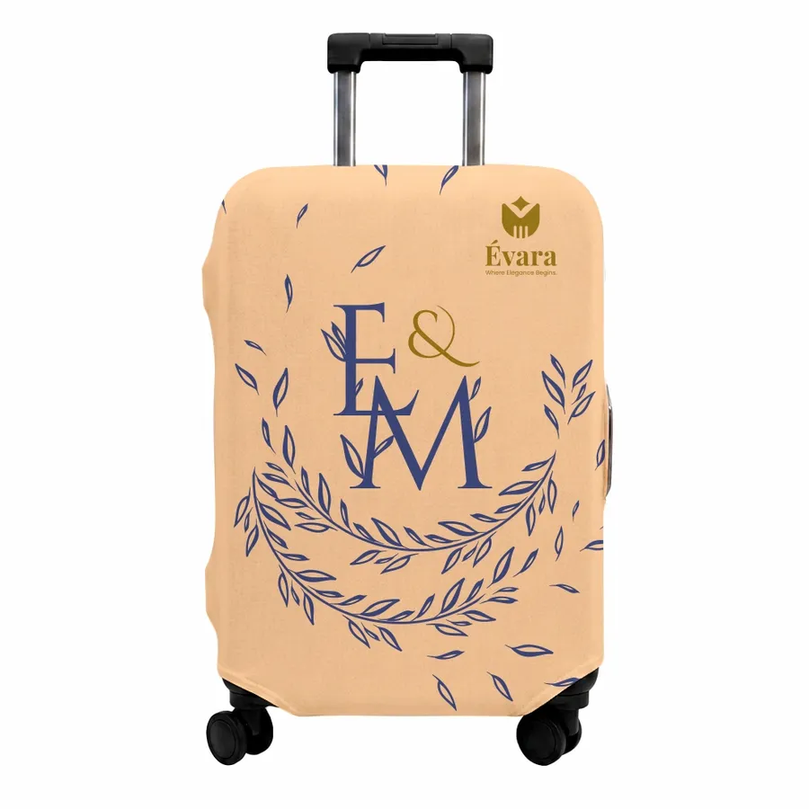 Wedding Luggage Covers - Custom Socks Now