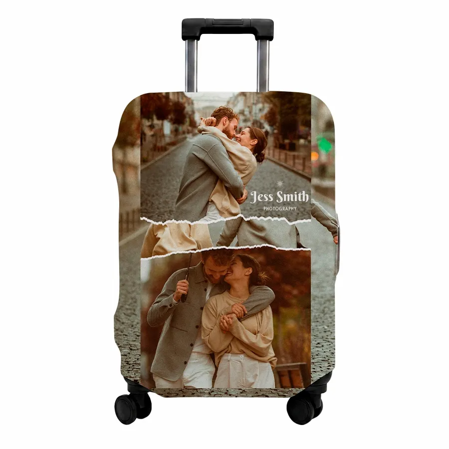 Photo Luggage Covers - Custom Socks Now