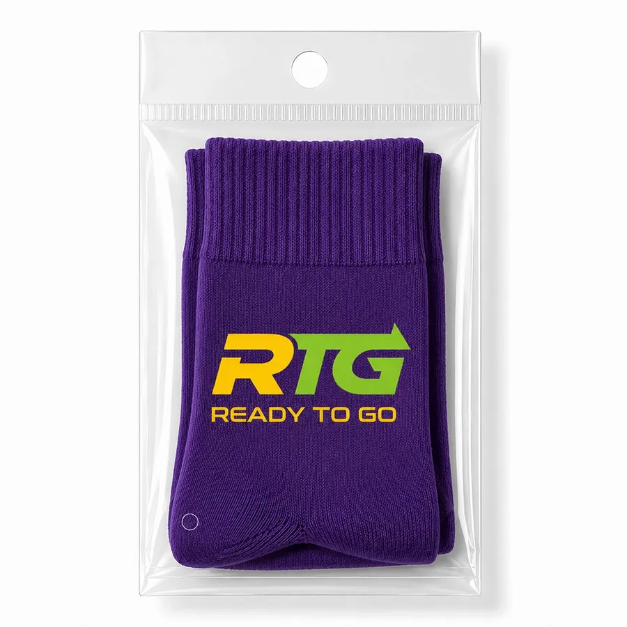 Header Bags with Round Hang Hole - Custom Socks Now