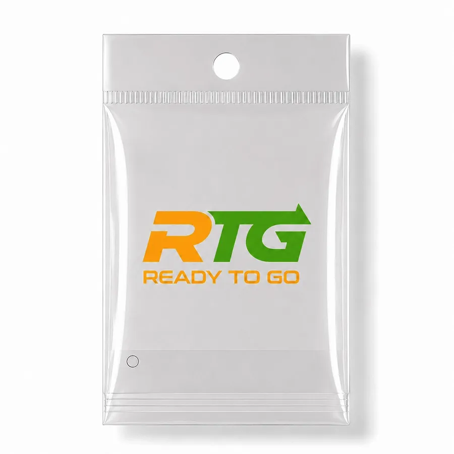 Header Bags with Round Hang Hole - Custom Socks Now