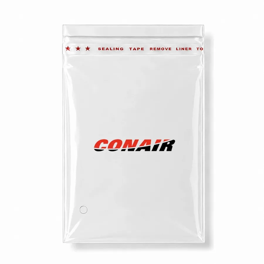 Resealable Clear Poly Bags - Custom Socks Now