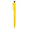Old Style Retractable Plastic Ball Pen Deal Yellow