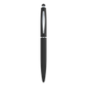 Rubber Coated Ballpoint Pen Black