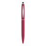 Rubber Coated Ballpoint Pen Wine Red