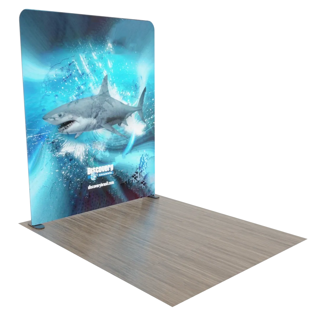Custom Backlit Trade Show Display Tension Fabric 8' x 8' - Custom Socks Now